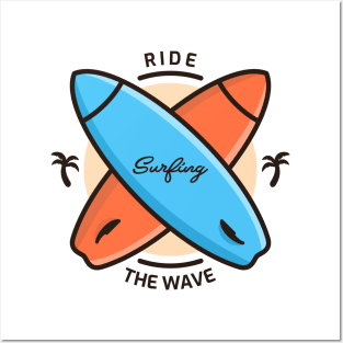 Ride The Wave Posters and Art